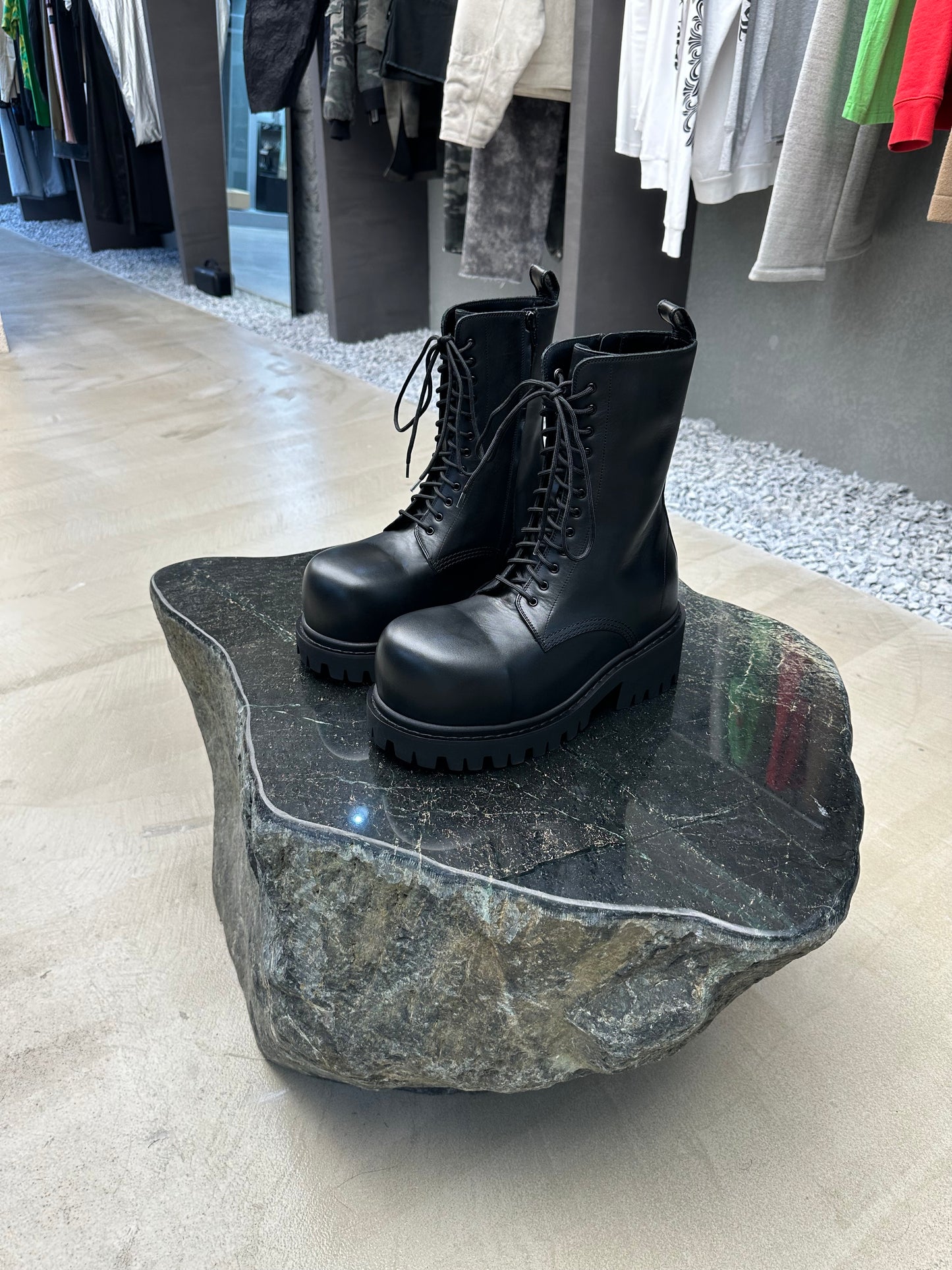 Balenciaga Stomper Bootie Soft Calfskin