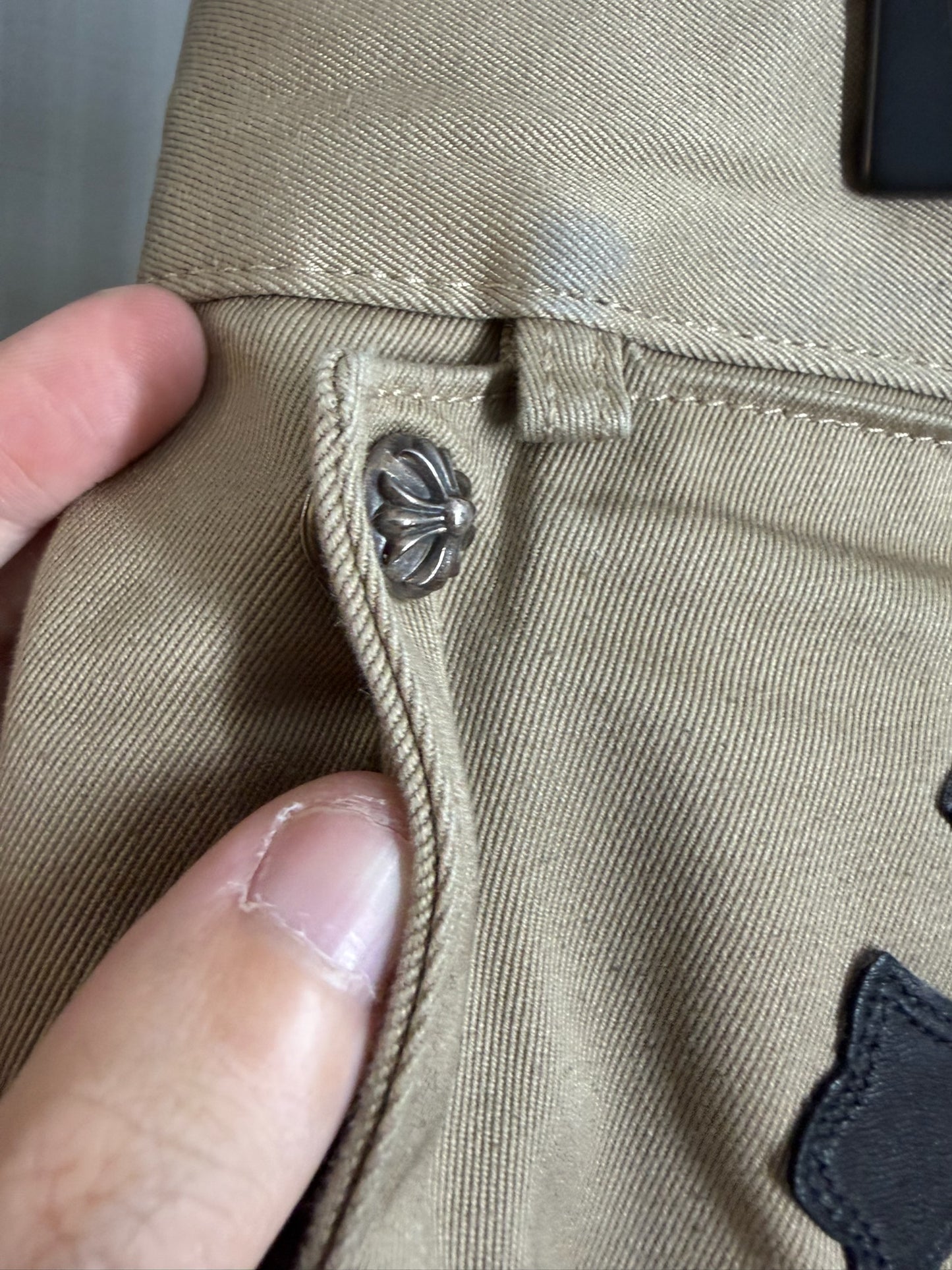 Chrome Hearts Cross Patch Chino Pants