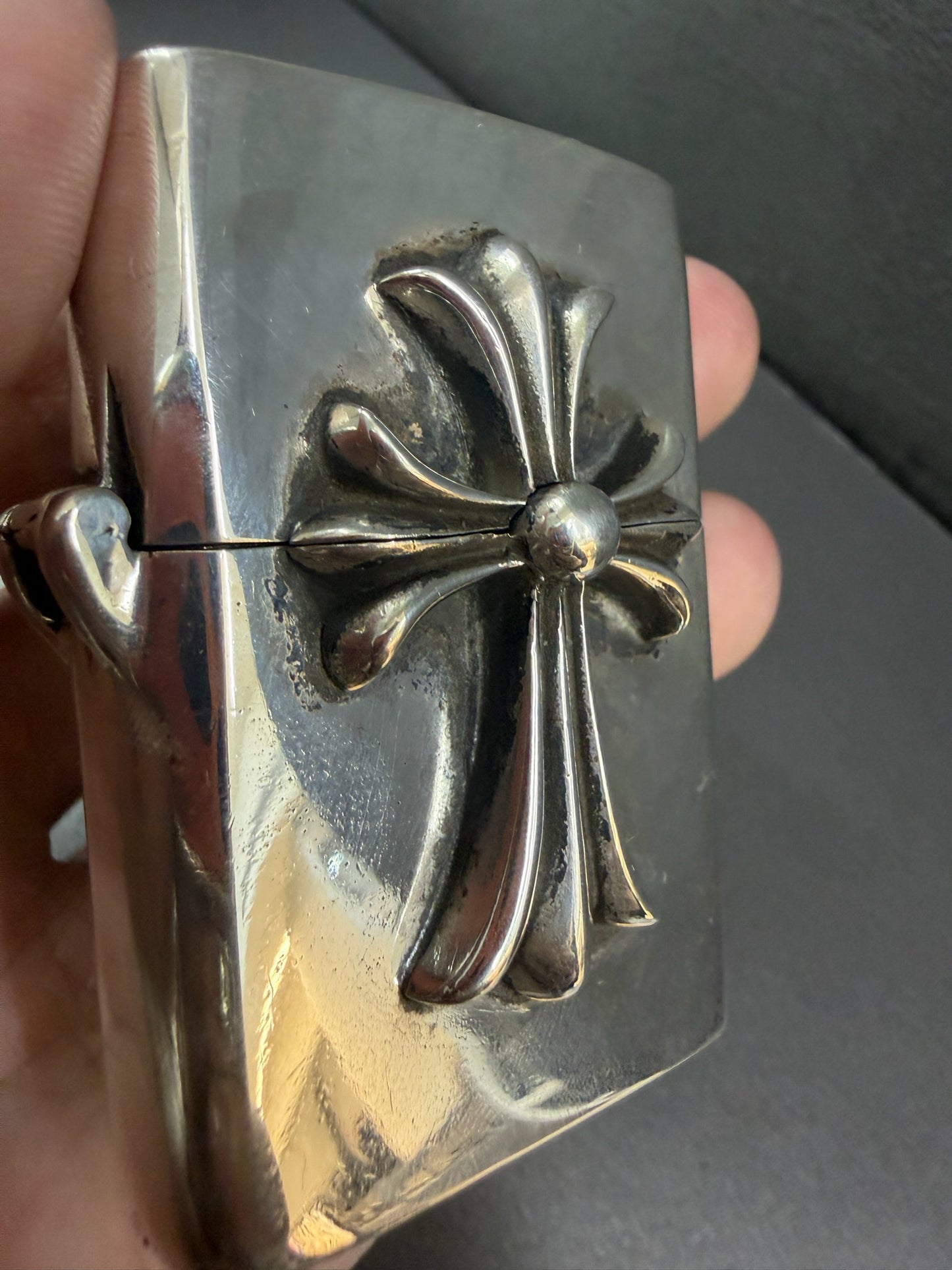 Chrome Hearts Cross Zippo Lighter (Wide)