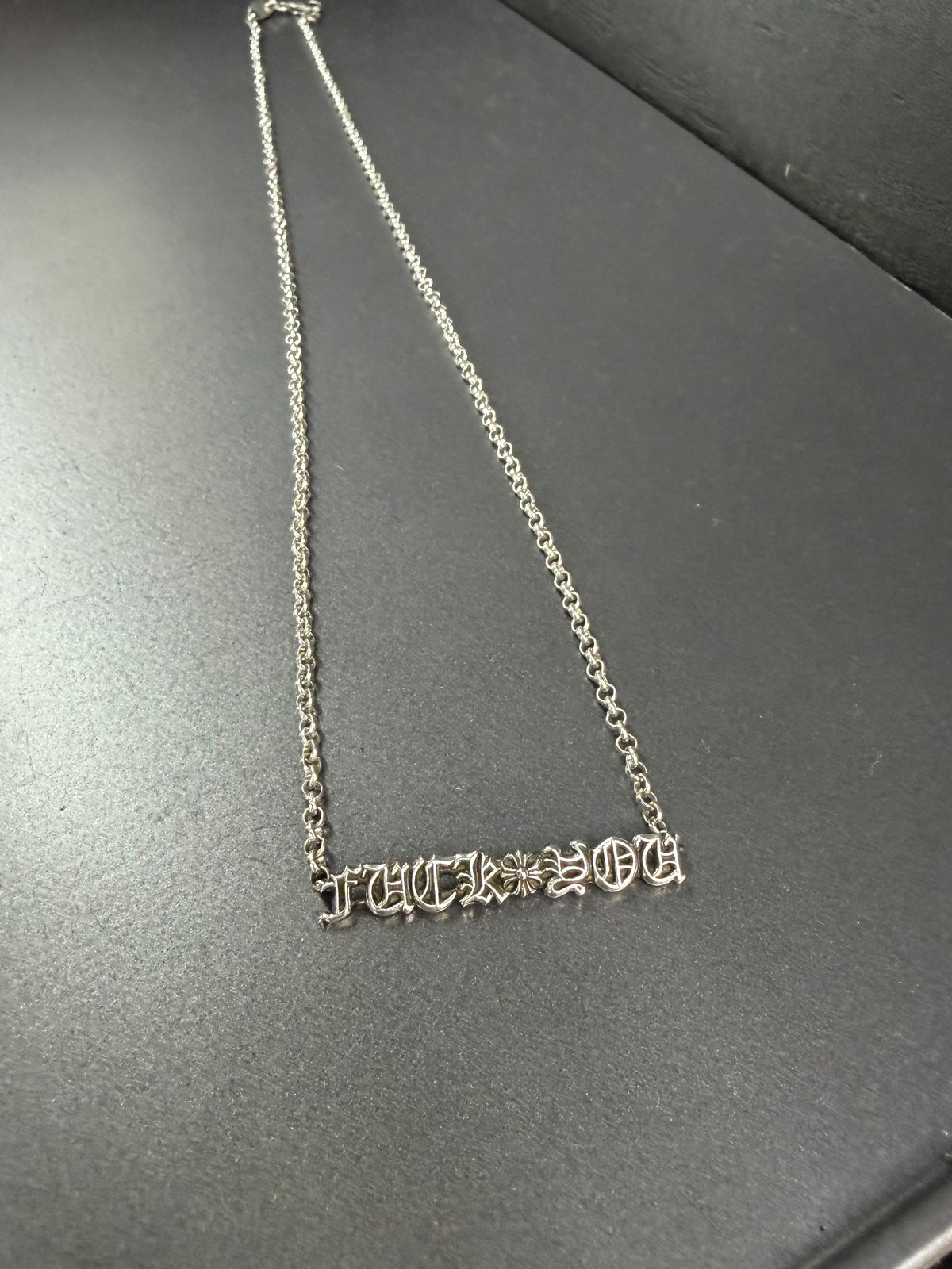 Chrome Hearts FUCK YOU Roll Chain