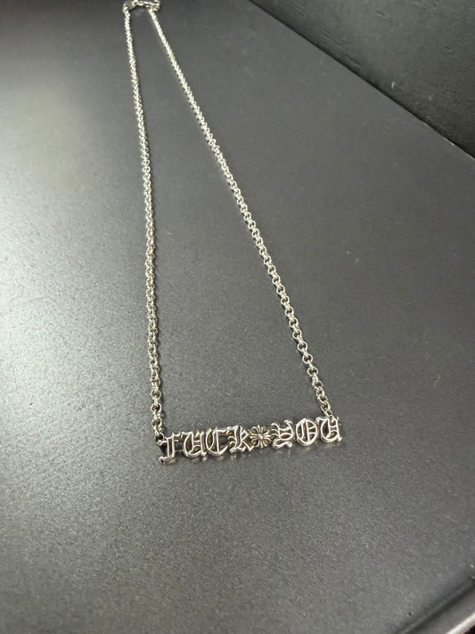 Chrome Hearts FUCK YOU Roll Chain