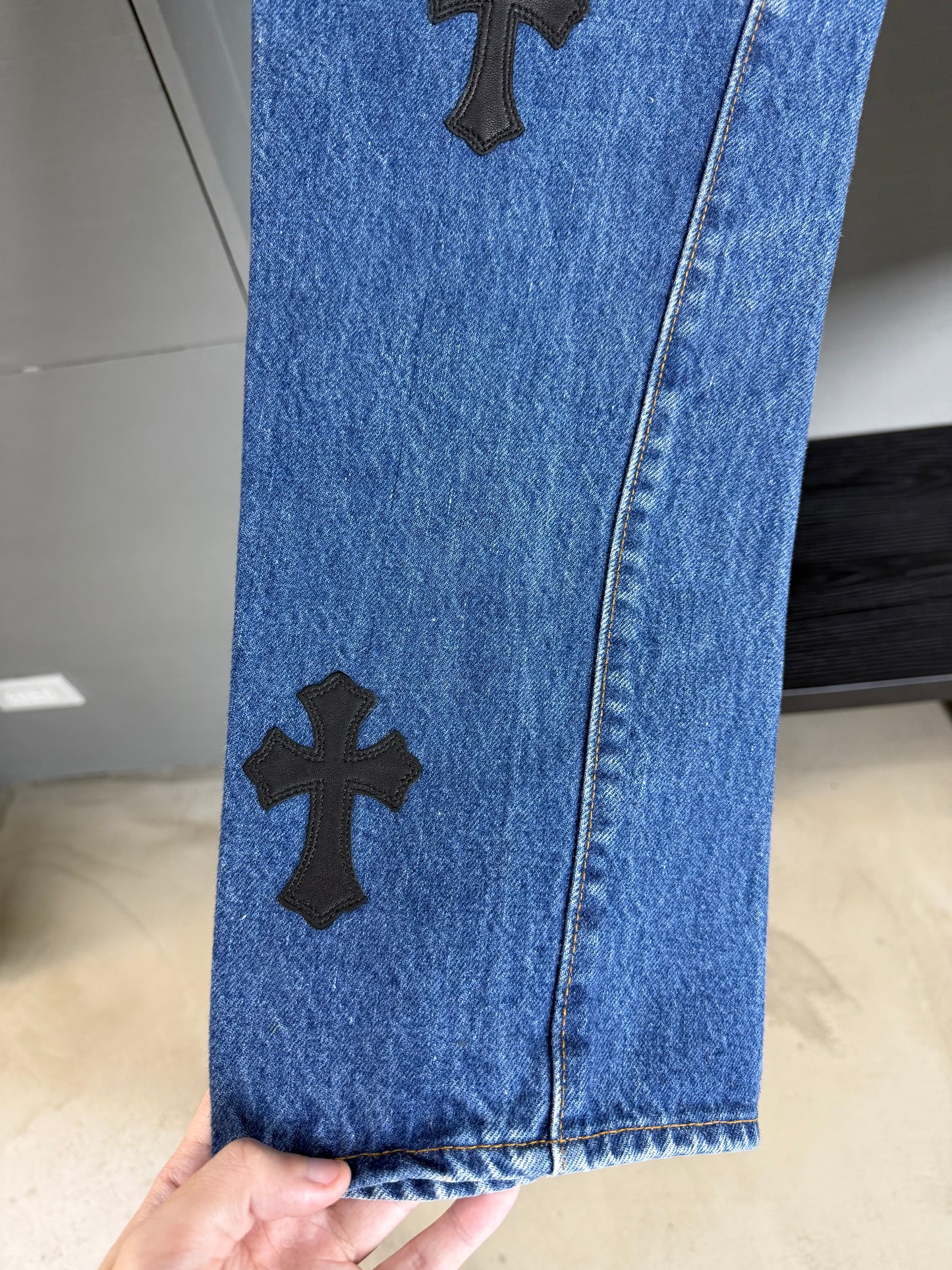 Chrome Hearts Levi’s Leather Patch 501 Jeans