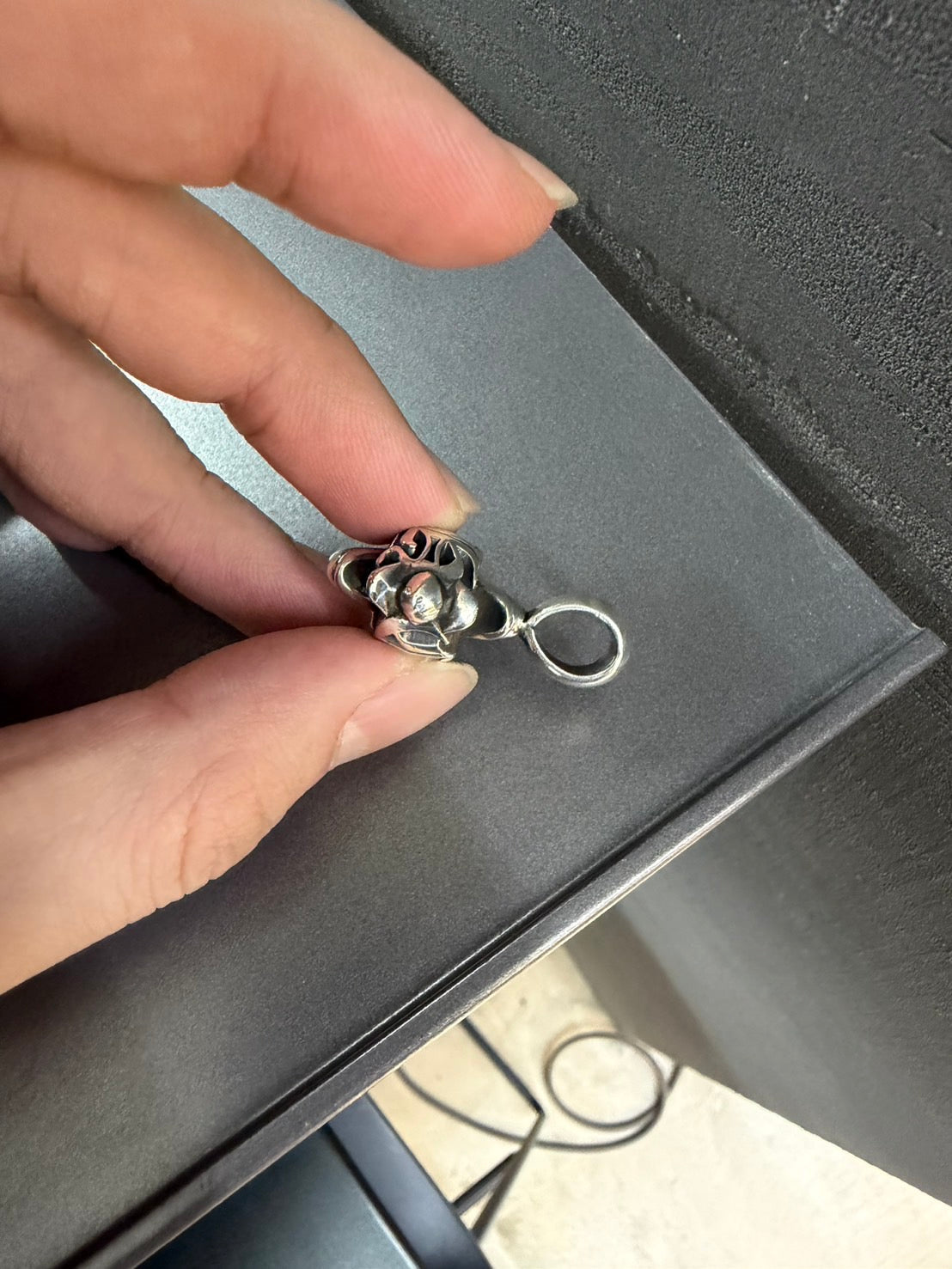 Chrome Hearts Double CH Letter Plus Pendant