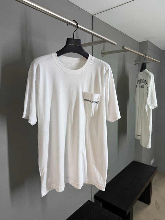 Chrome Hearts Scroll Script Letters T-Shirt