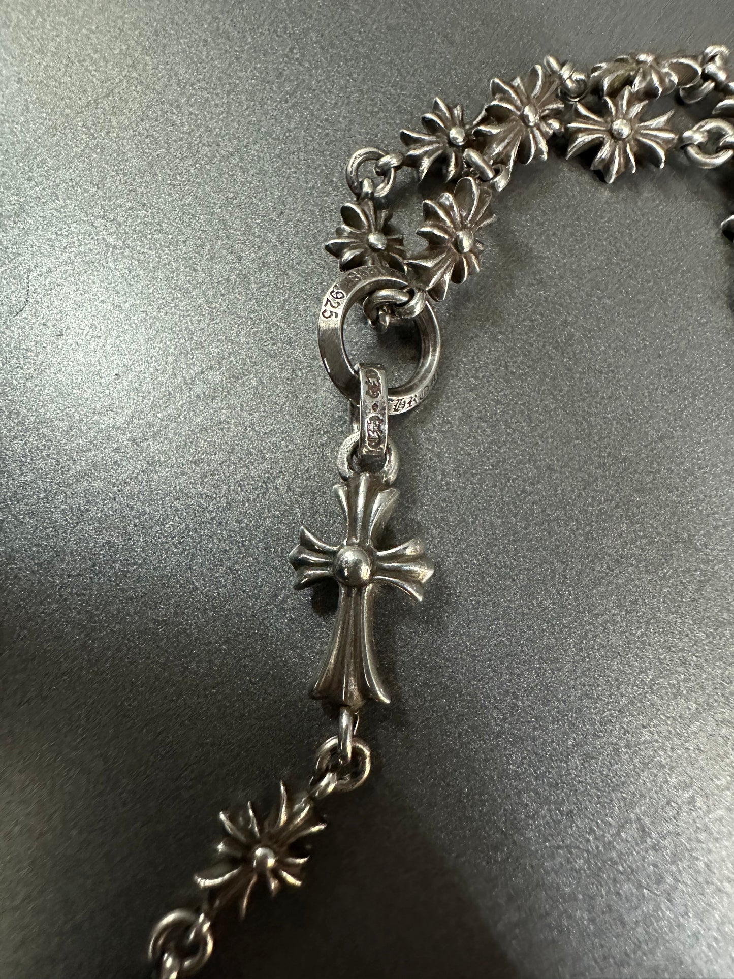 Chrome Hearts Tiny E Choke Chain Necklace