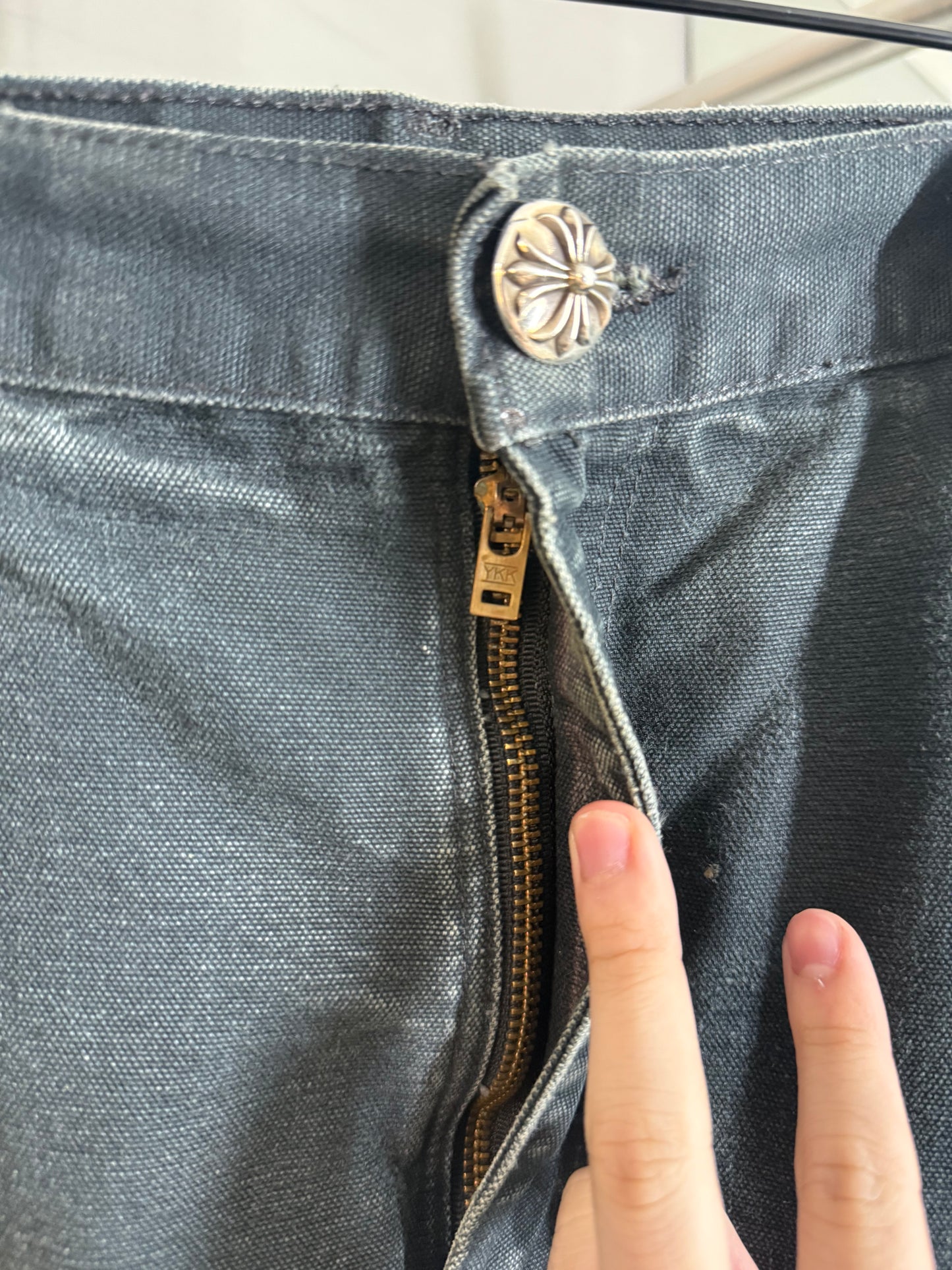 Chrome Hearts cross patch double knee carpenter pants (F&F)