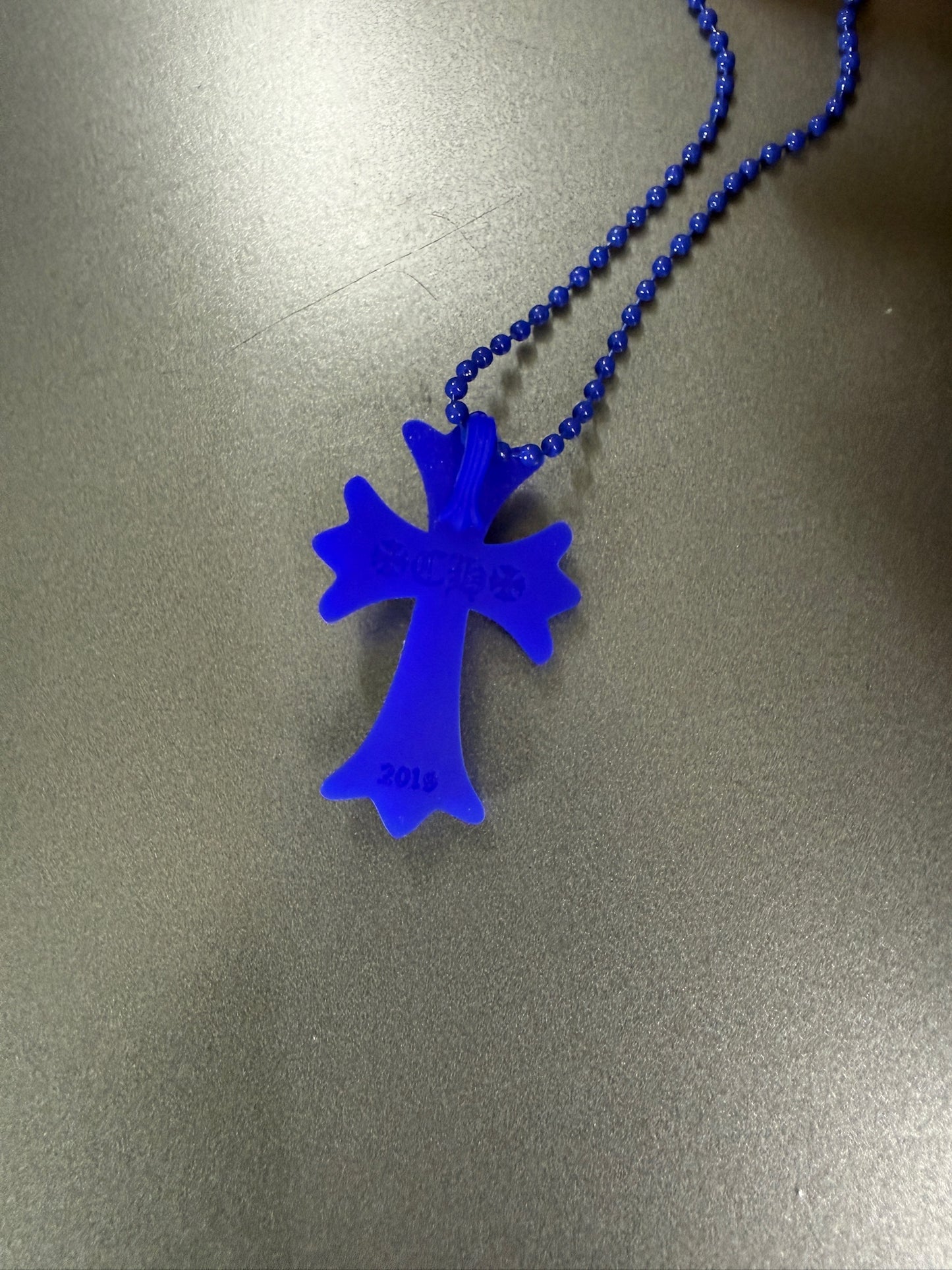 Chrome Hearts Silicon Cross Necklace