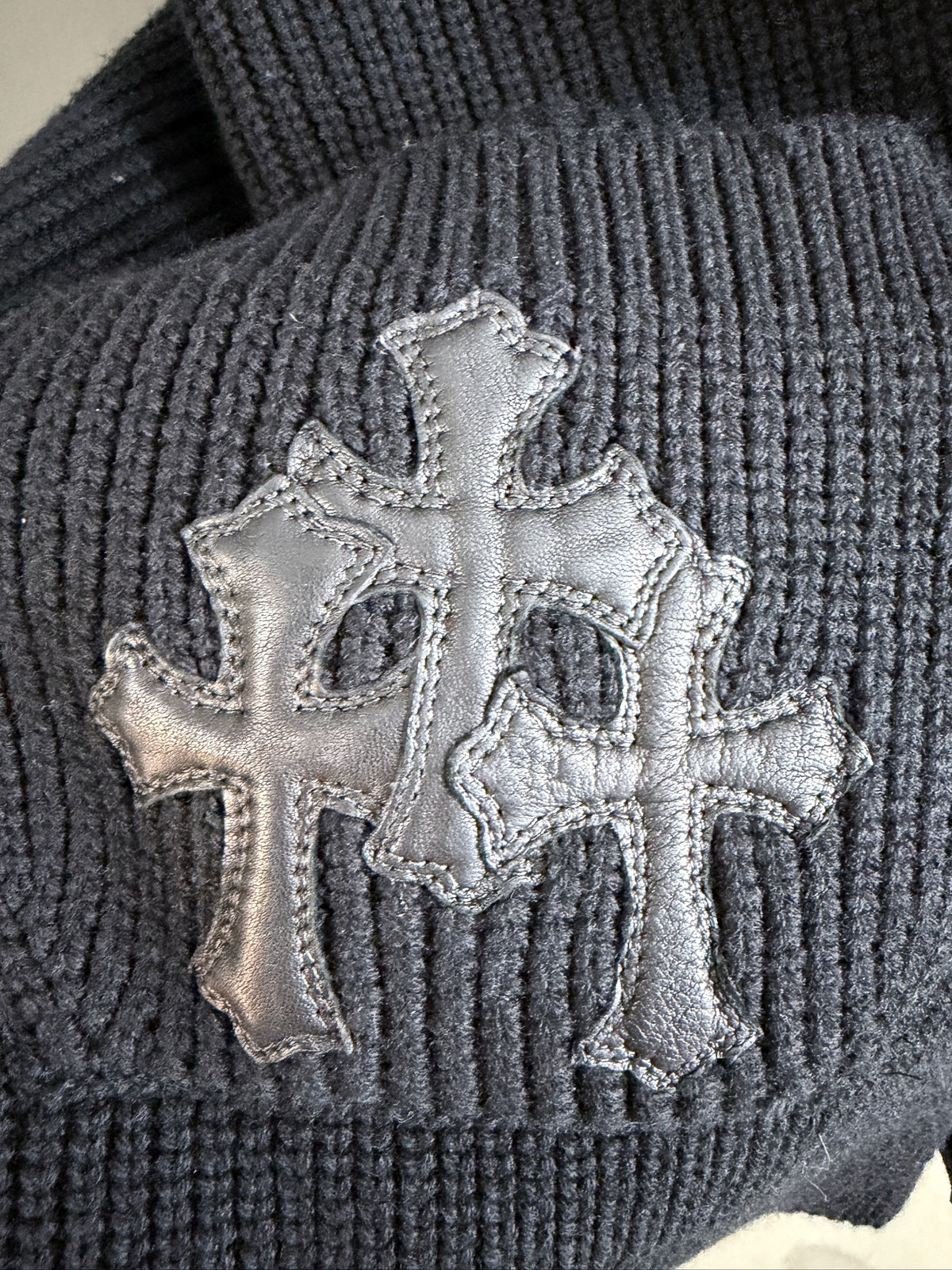 Chrome Hearts Cashmere Triple Cross Cardigan