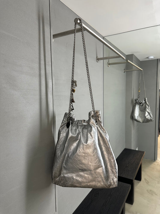 Balenciaga Crush leather crossbody bag