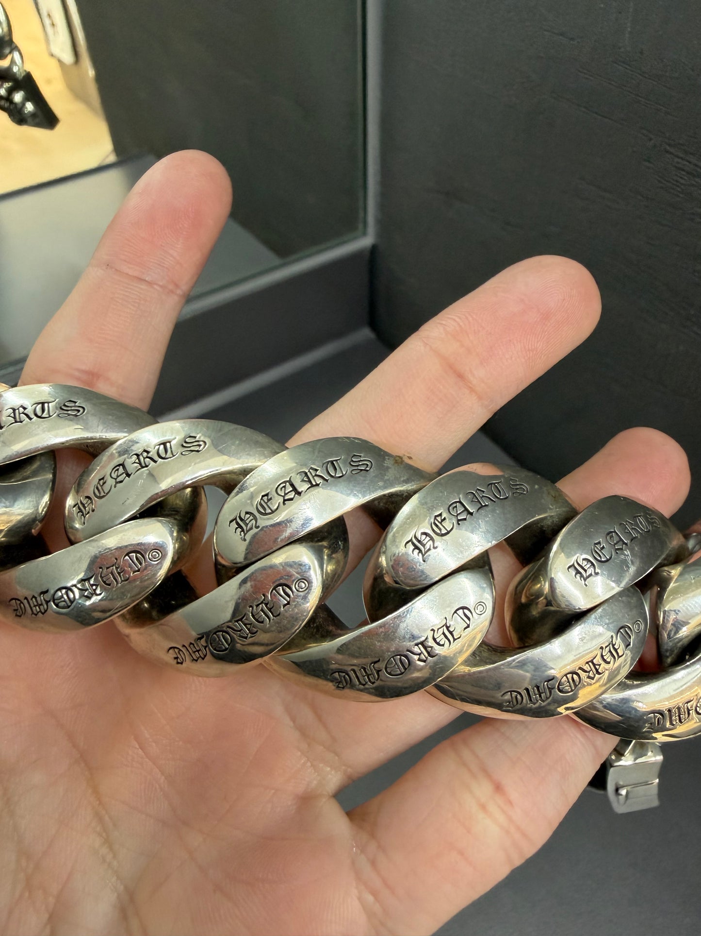 Chrome Hearts Box ID XL Fleur Bracelet