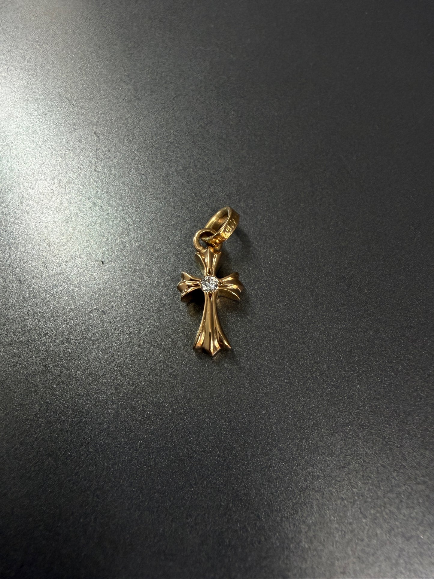 Chrome Hearts 22k Babyfat BBF Pendant with Diamond