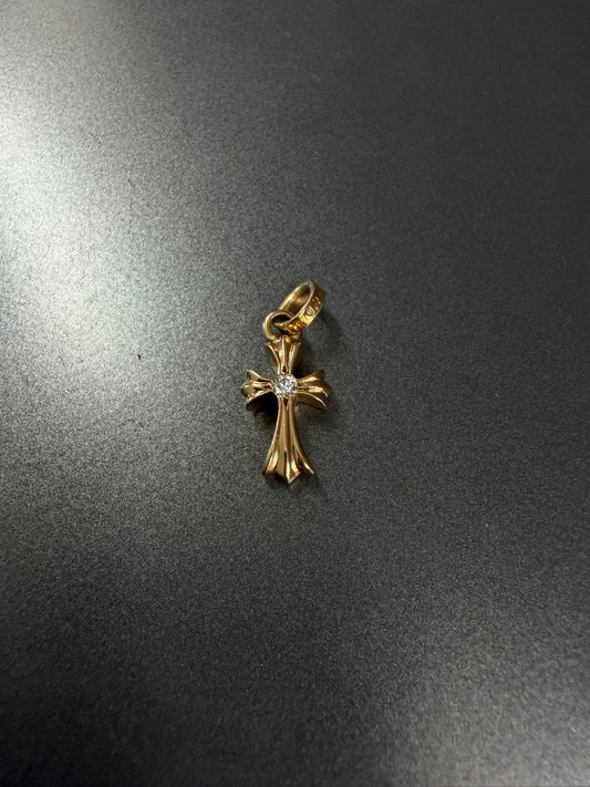 Chrome Hearts 22k Babyfat BBF Pendant with Diamond