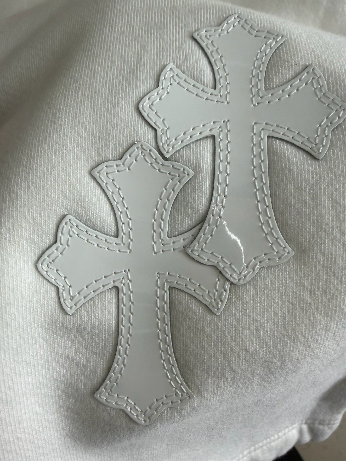 Chrome Hearts Leopard Cross Patch Sweatpants