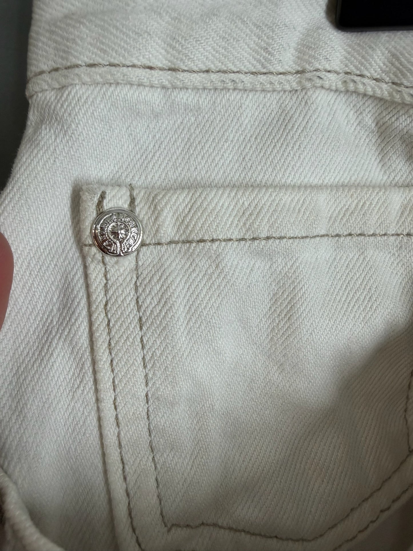 Chrome Hearts Levi’s 501 Leopard Cross Patch Jeans