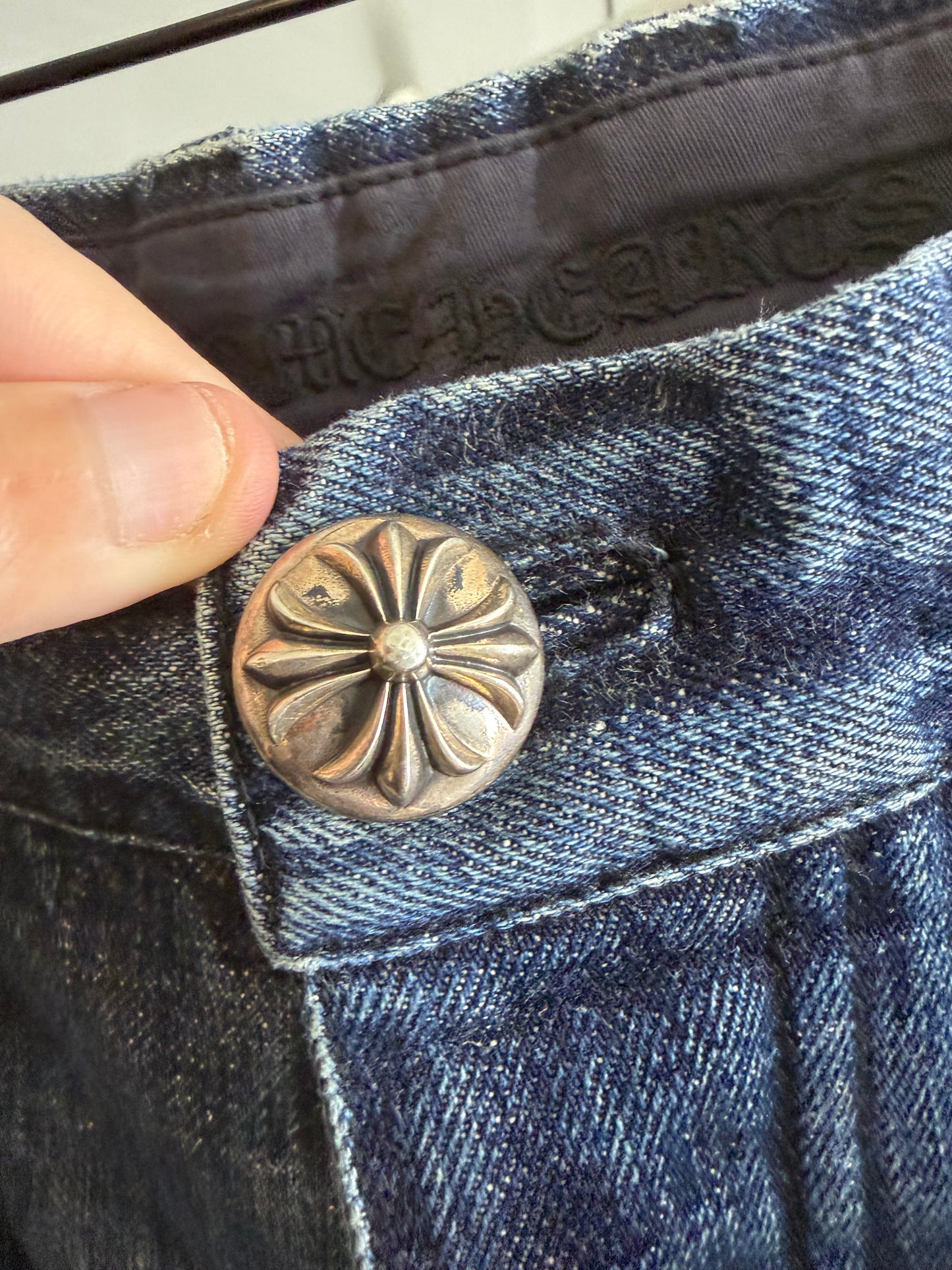 Chrome Hearts Cross Patch Fleur Jeans