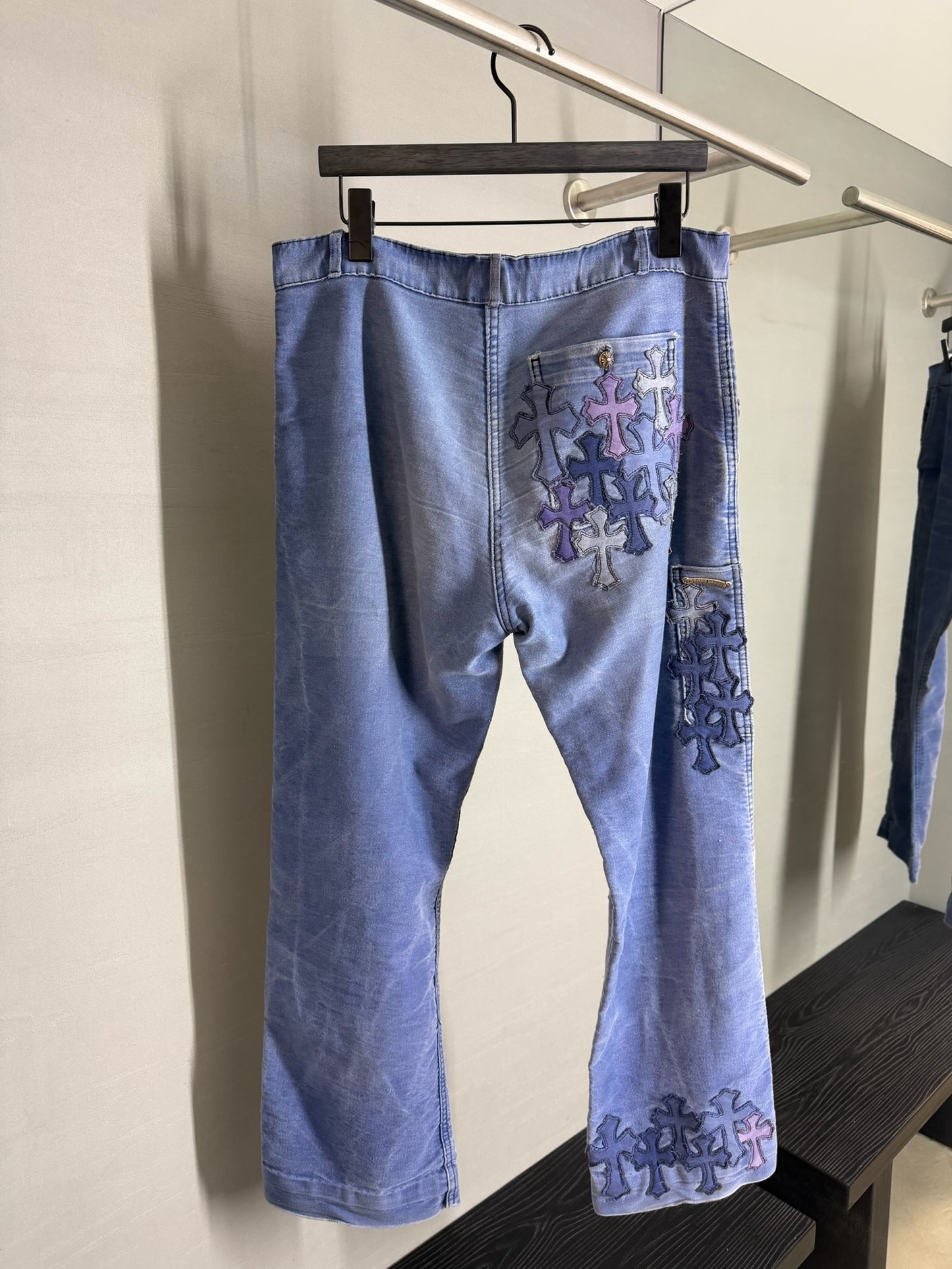 Chrome Hearts Cross Patch French Work Pants