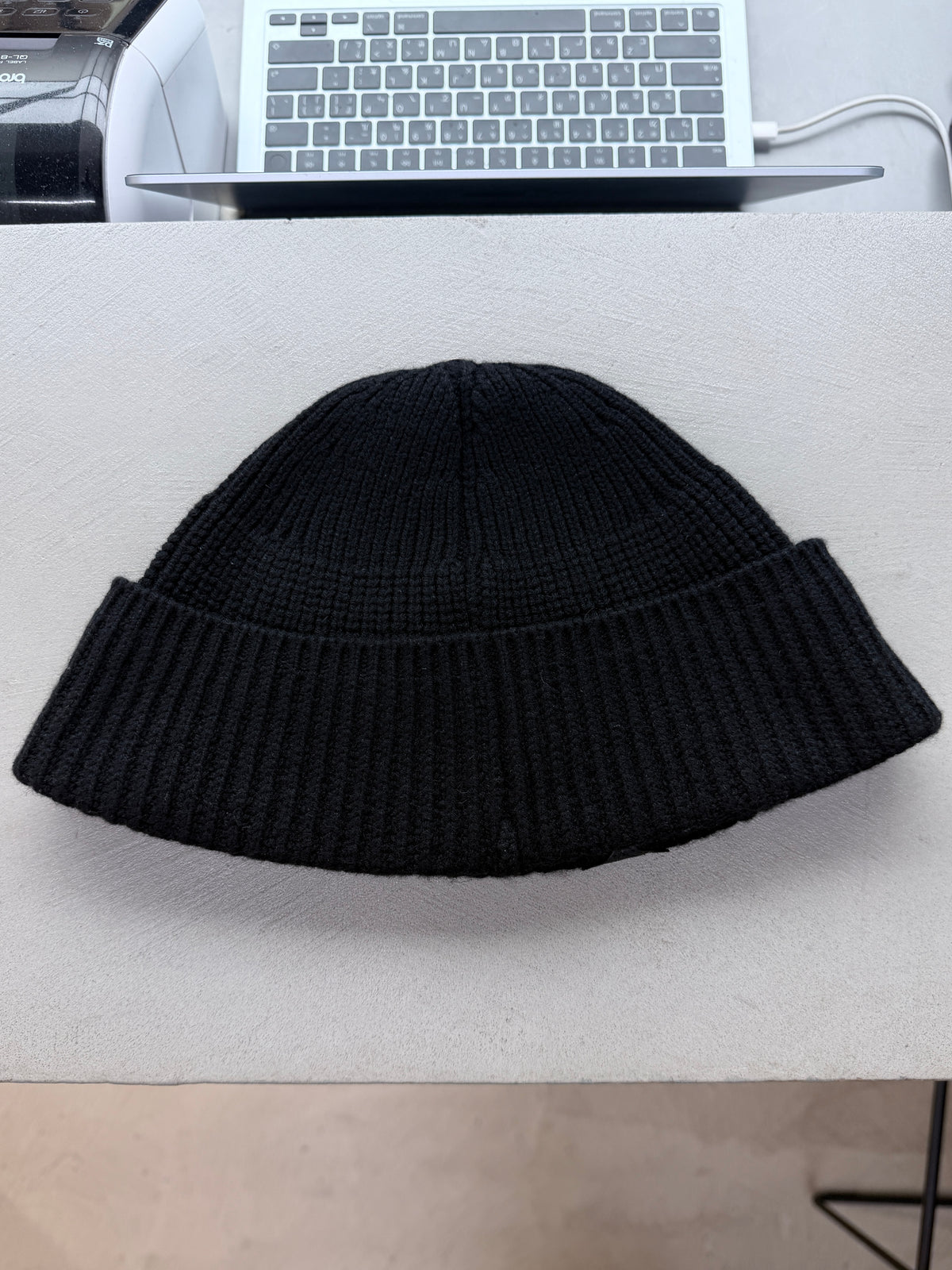 Chrome Hearts Triple Leather Cross Patch Pendant Beanie