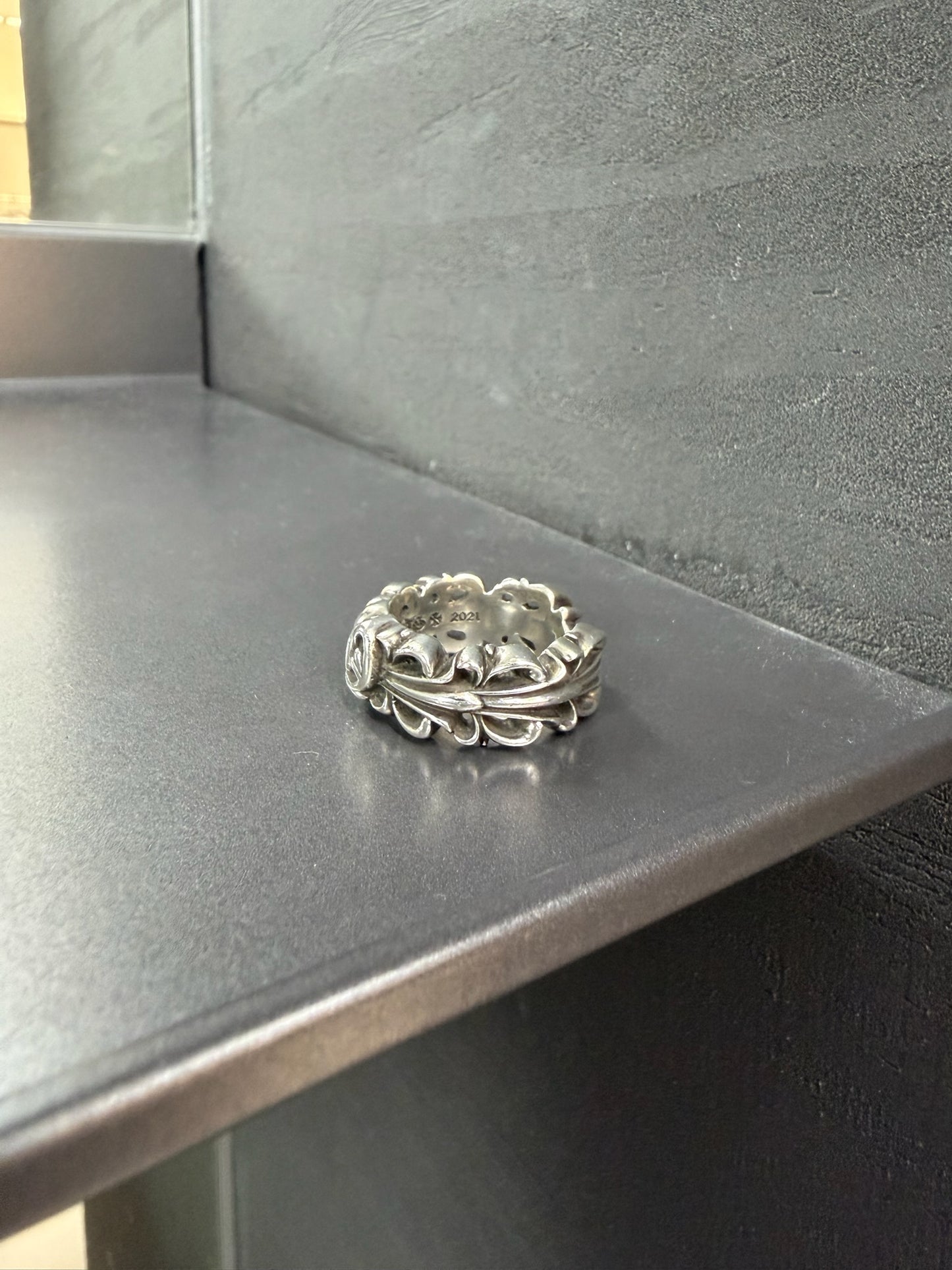 Chrome Hearts Floral Heart Ring