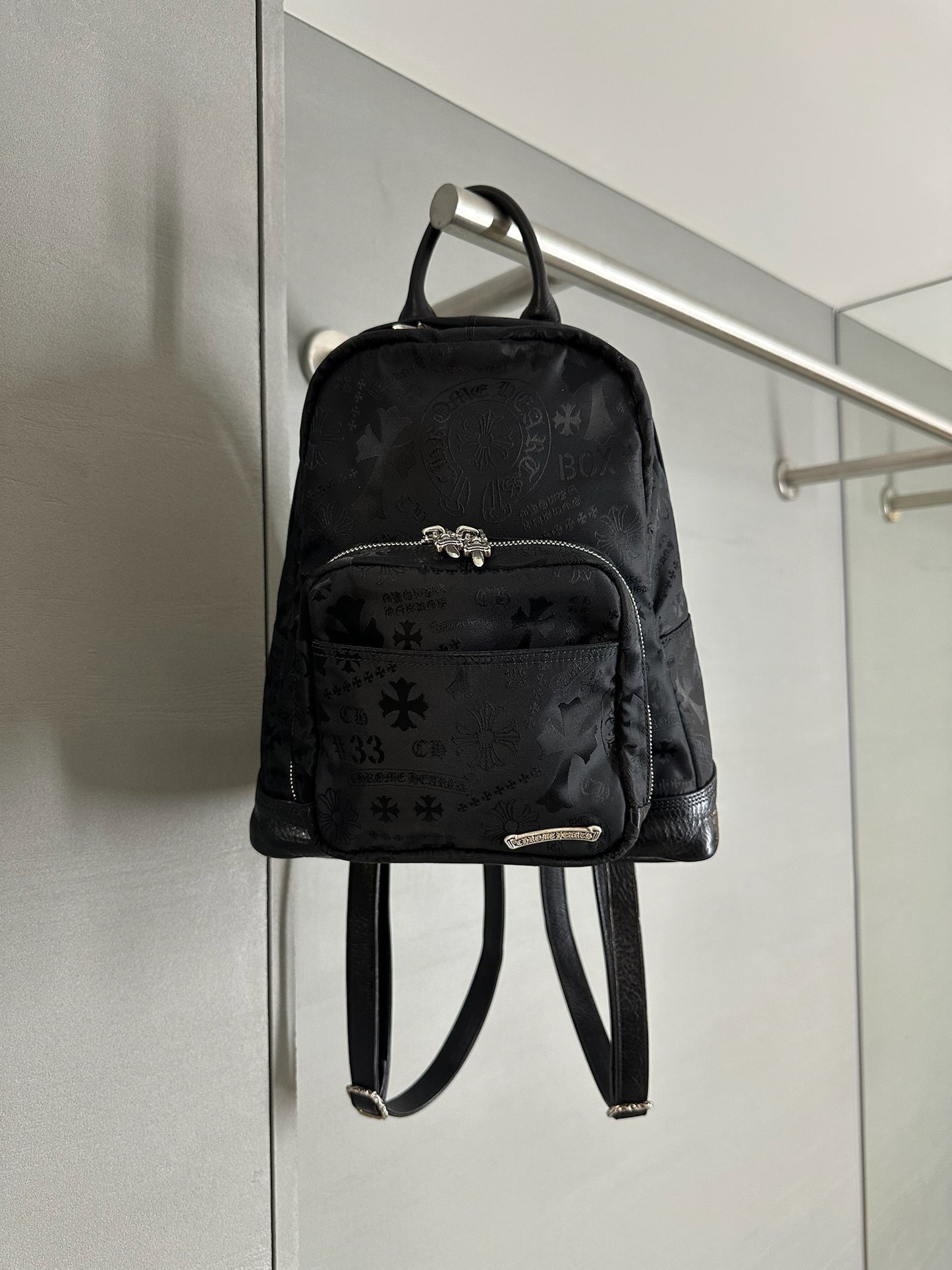 Chrome Hearts Nylon Stencil Monogram Seventh Grade Backpack
