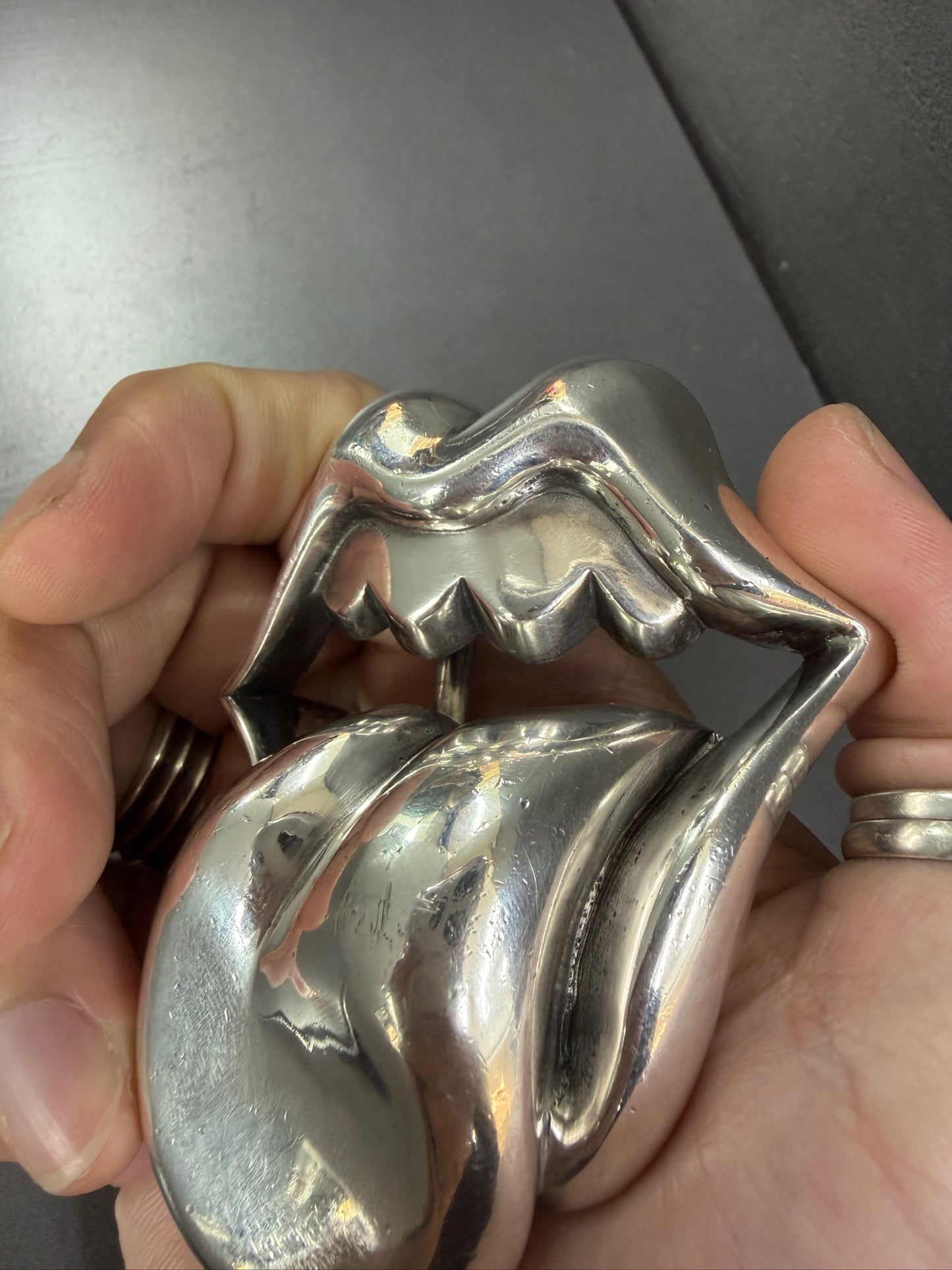Chrome Hearts Rolling Stones Belt Buckle