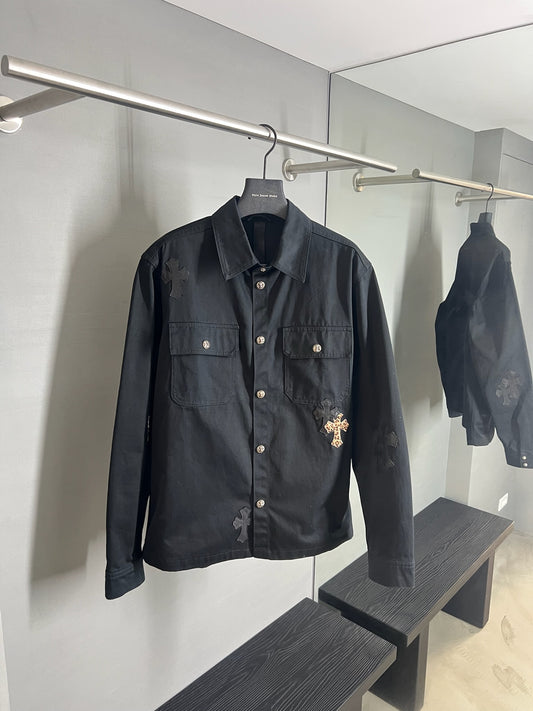 Chrome Hearts patch work dog jacket