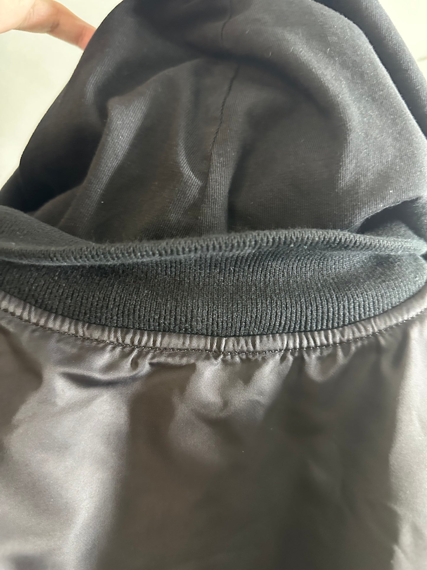 Balenciaga Incognito Hooded Bomber Jacket