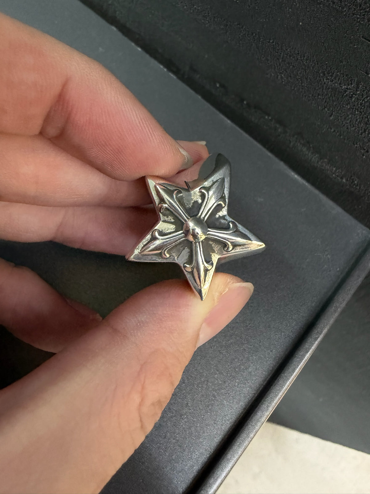 Chrome Hearts Large Star Ring