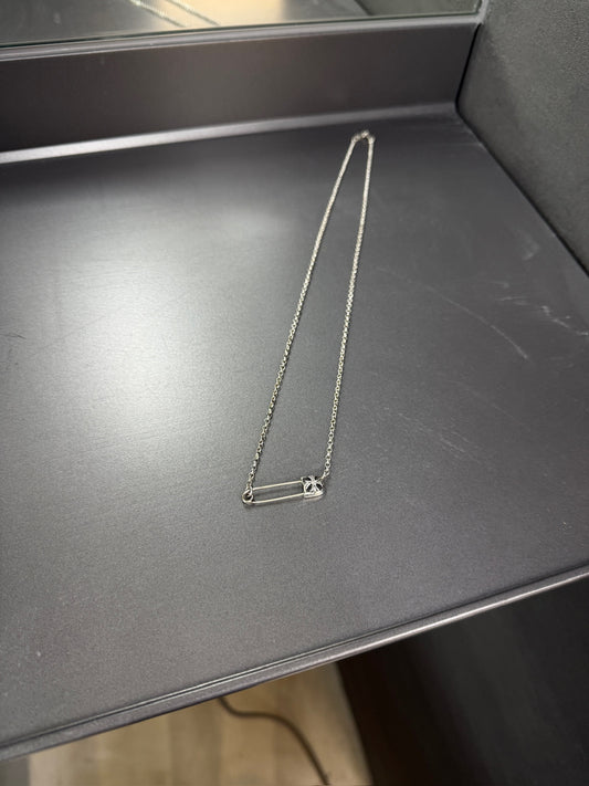 Chrome Hearts Safety Pin with Diamond 50cm