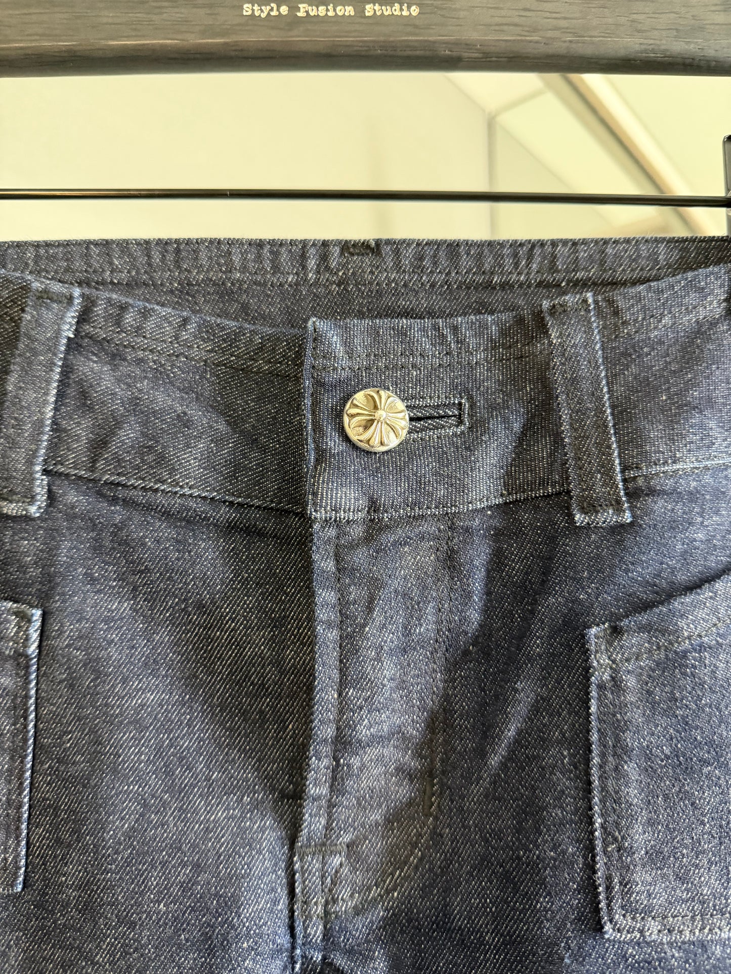 Chrome Hearts Original Denim Flared Jeans