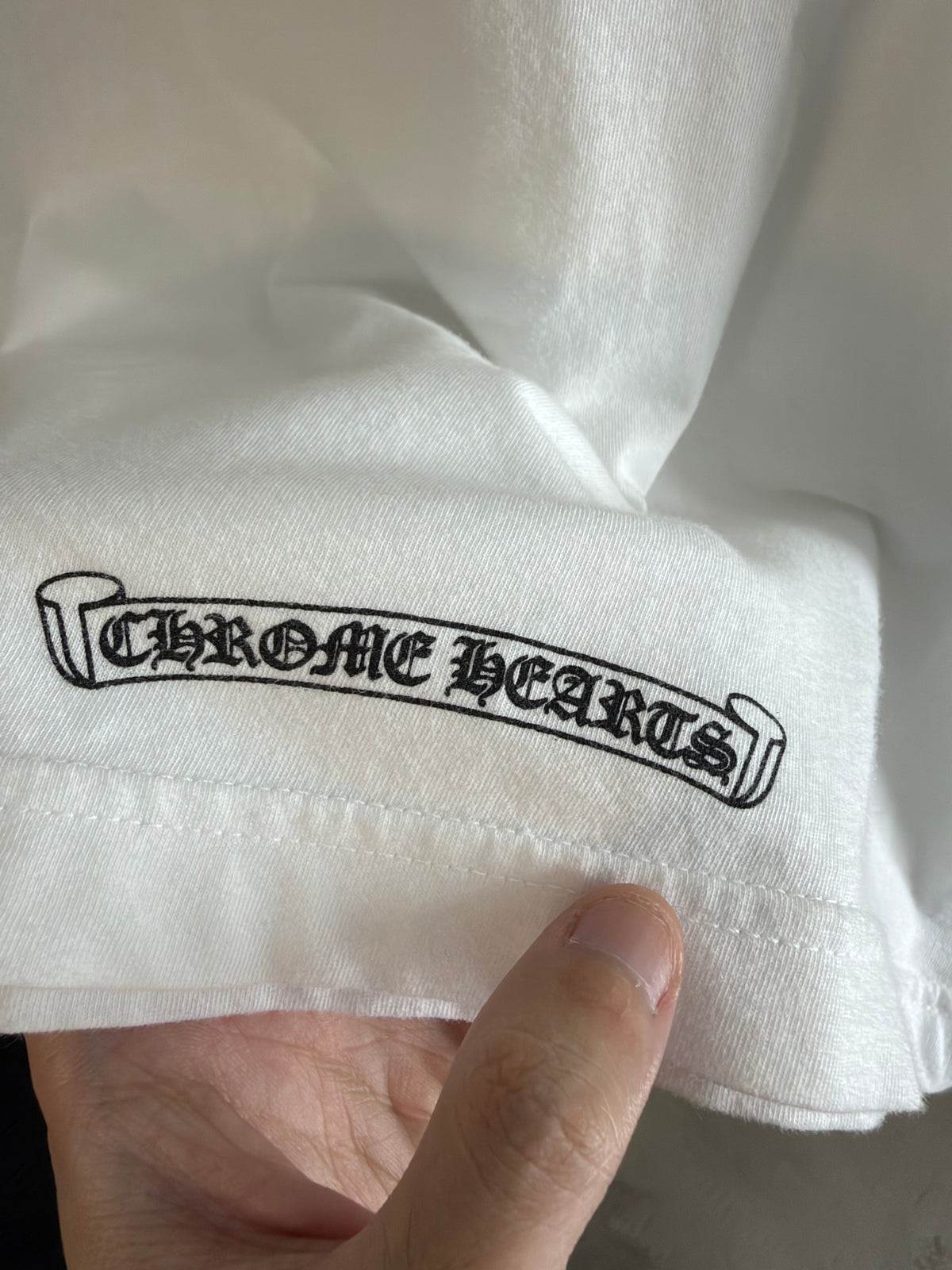 Chrome Hearts Neck Logo T-Shirt