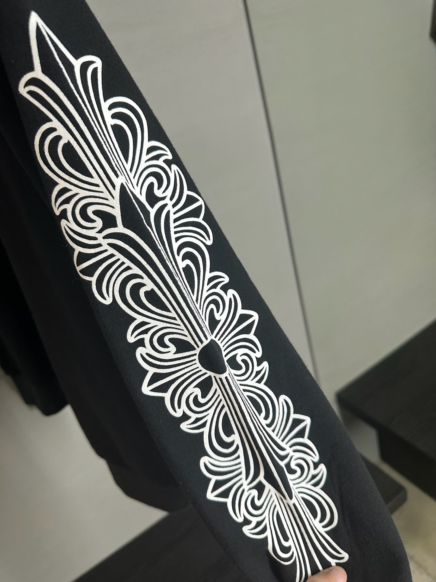 Chrome Hearts Horseshoe Floral Sweatshirt