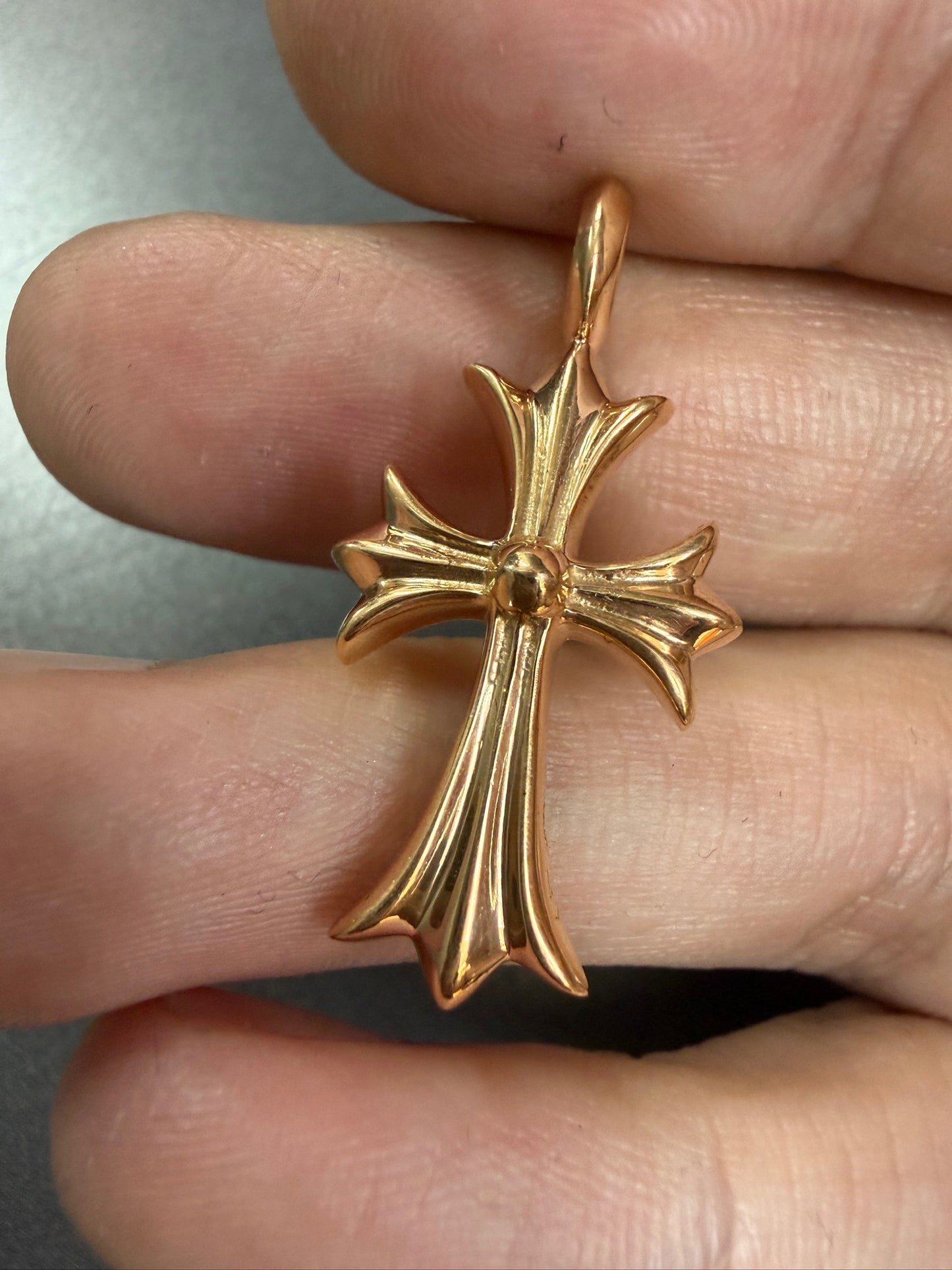 Chrome Hearts 22K Emerald Tiny Pendant