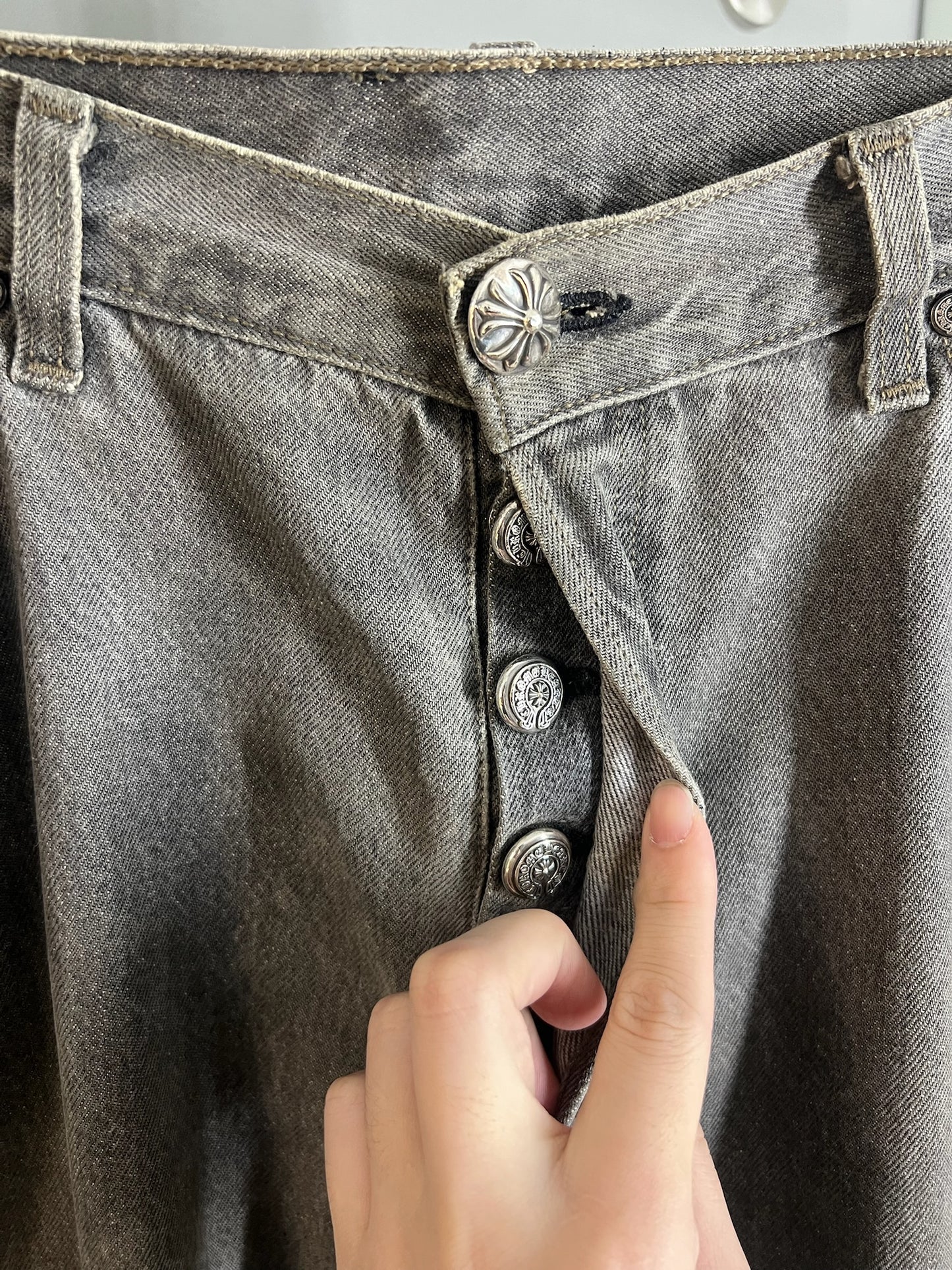 Chrome Hearts Levi’s 501 Cross Patch Jeans