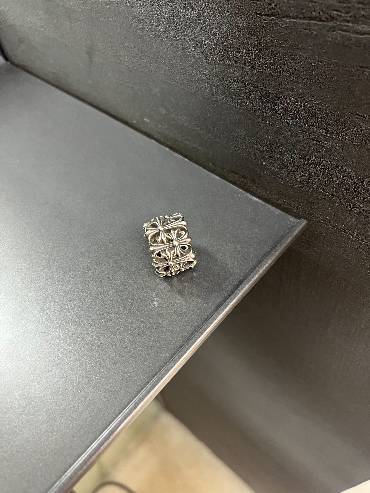 Chrome Hearts cemetery cross ring