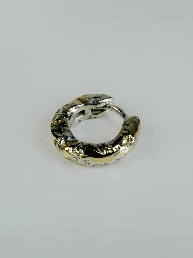 Parts Of Four Hoop Earring v2 (Tiny, PA18K)