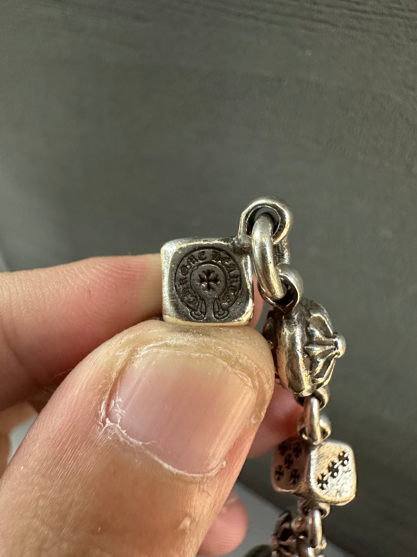 Chrome Hearts Dice Bracelet 10 Link