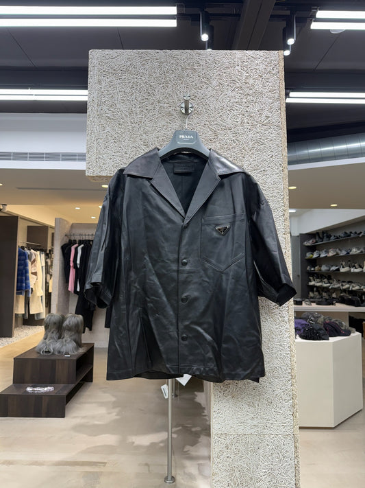 Prada Nappa Leather Shirt