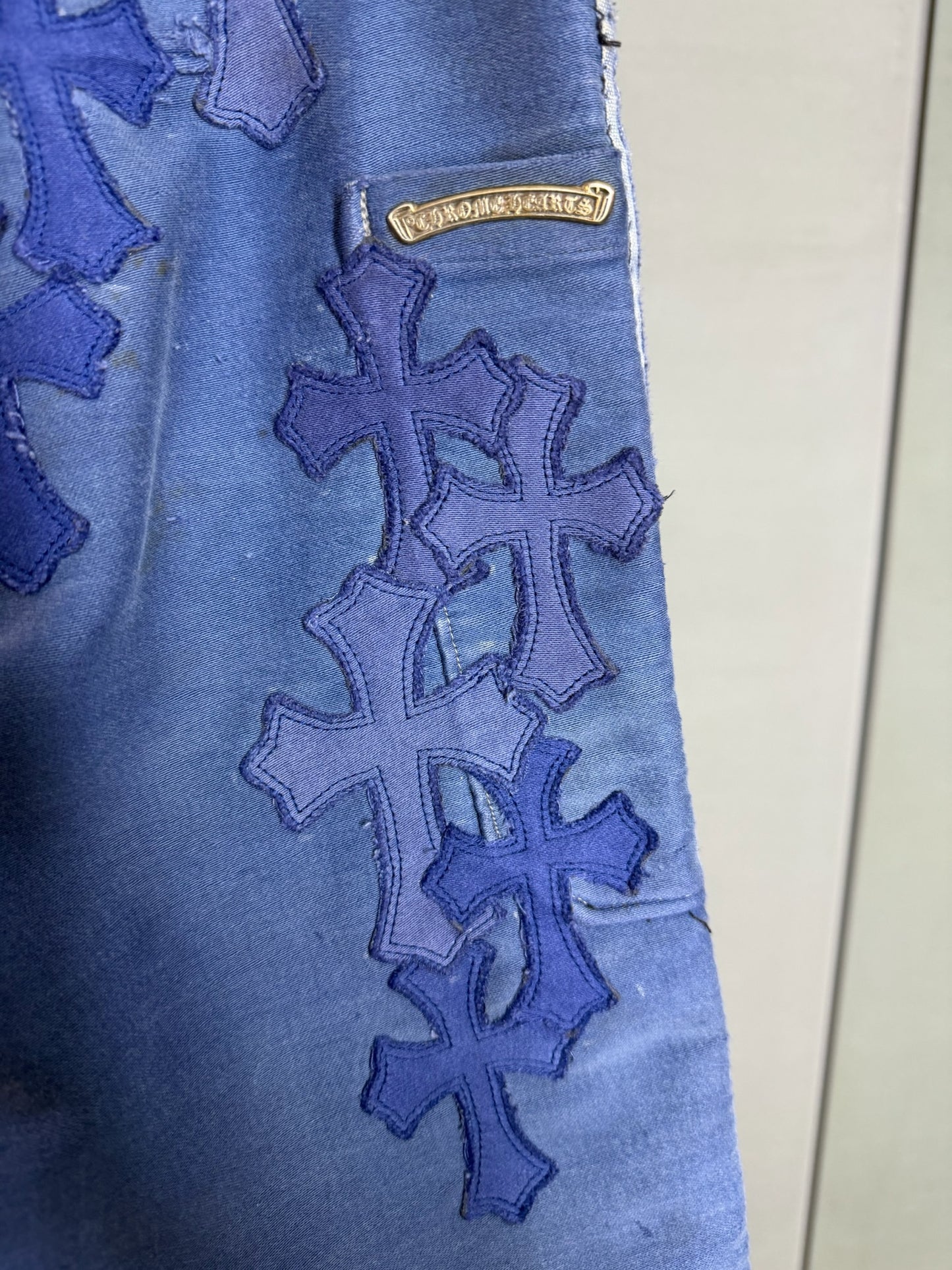 Chrome Hearts Cross Patch French Work Pants