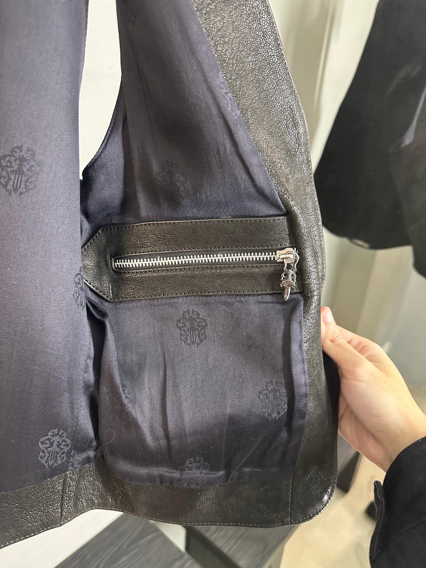 Chrome Hearts Leather Vest