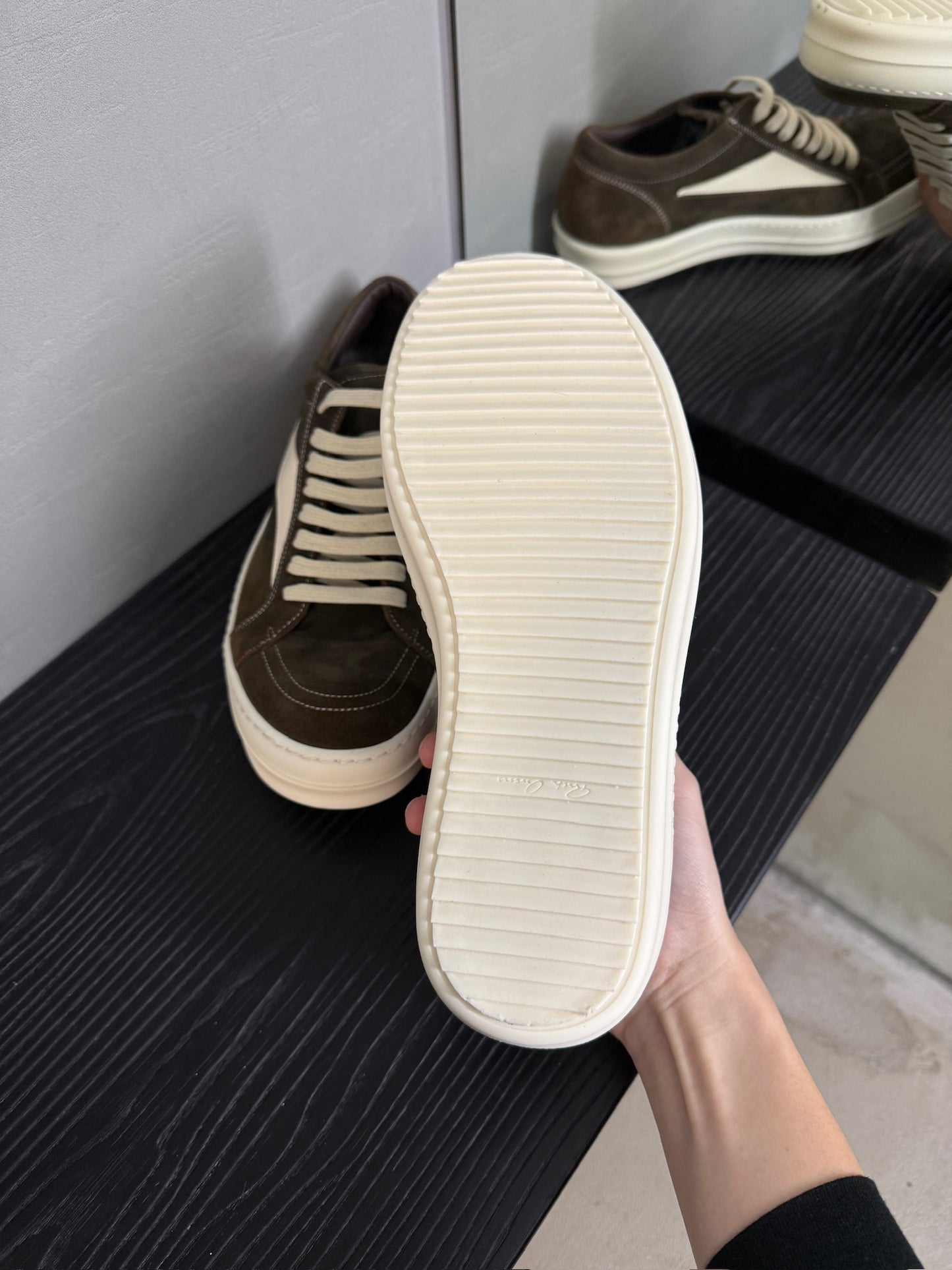 Rick Owens Suede Vintage Sneaks