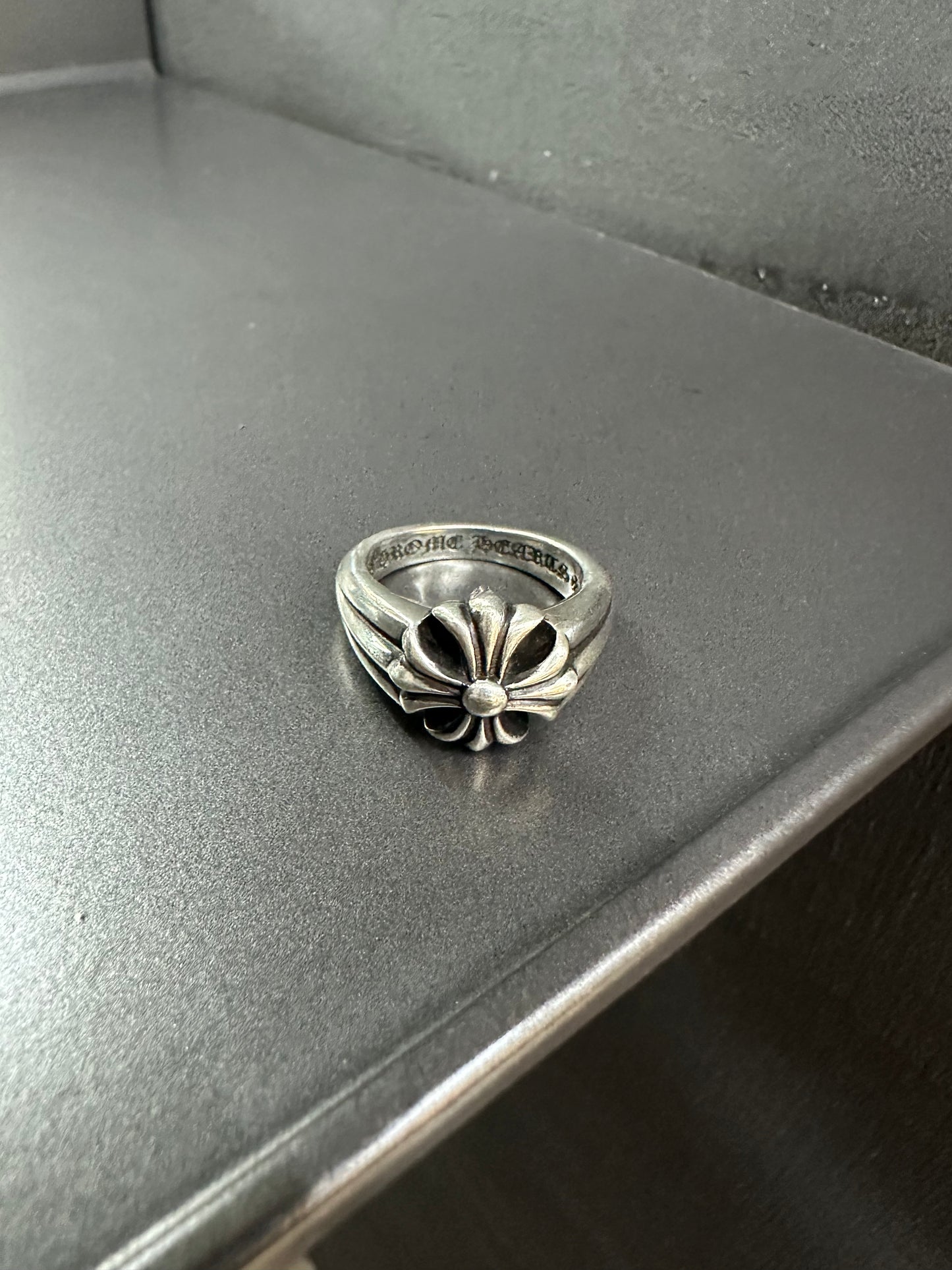 Chrome Hearts Cut Out Maltese Plus Ring
