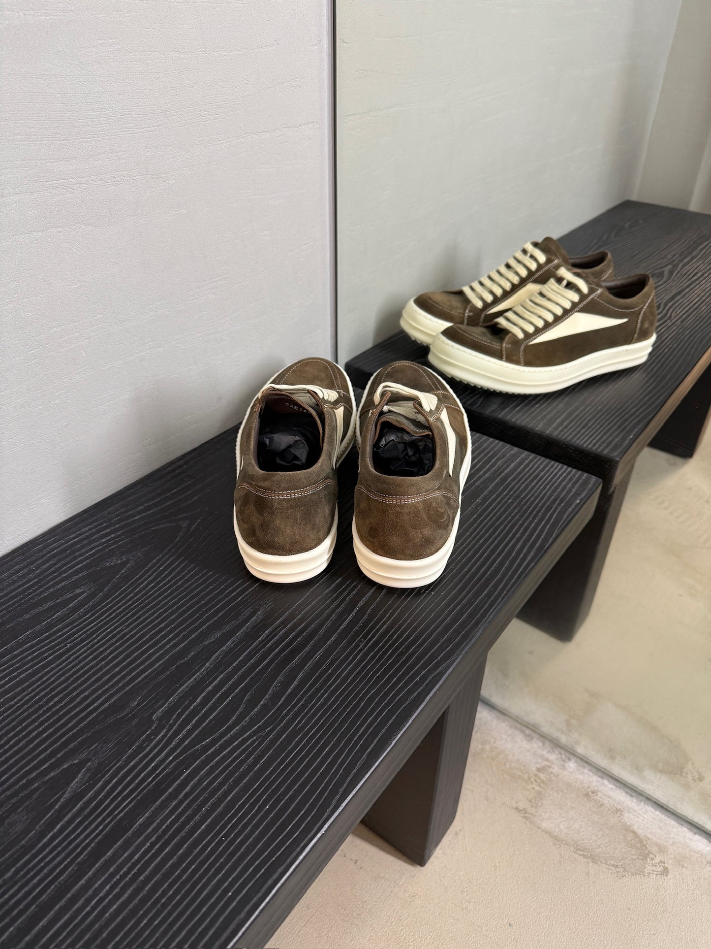 Rick Owens Suede Vintage Sneaks