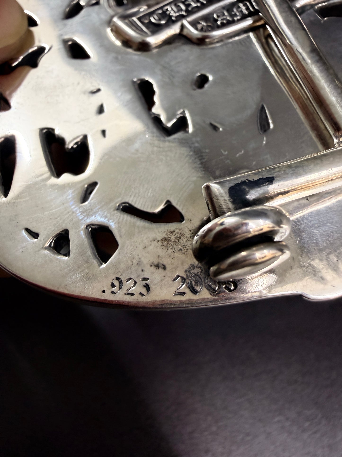 Chrome Hearts Cemetery Cross Belt Buckle