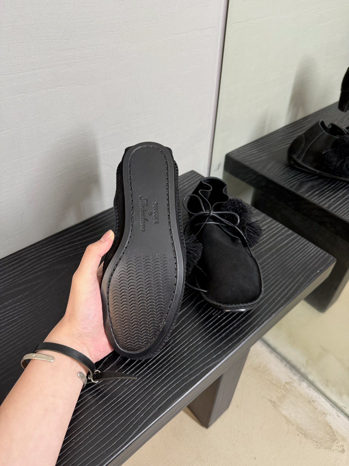 Midorikawa Moccasin Chukka Boots Black
