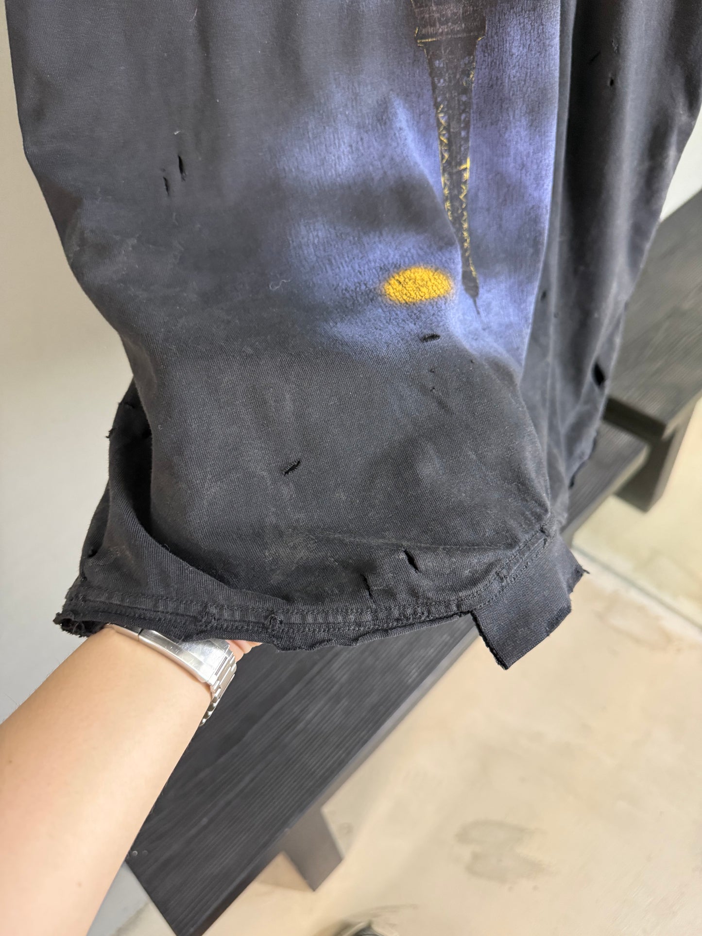 Balenciaga Paris Moon Upside Down Oversized T-Shirt