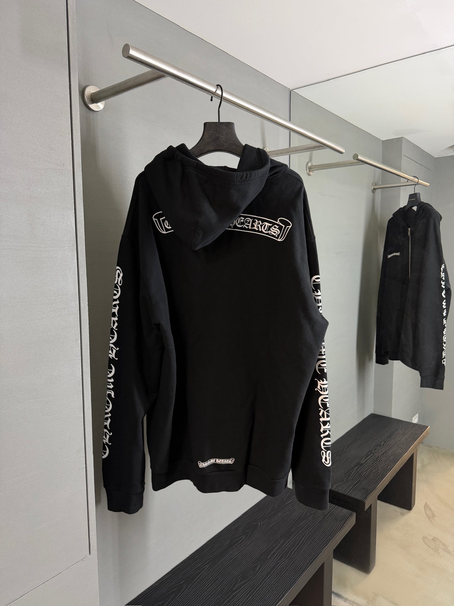 Chrome Hearts Scroll Logo Zip-up