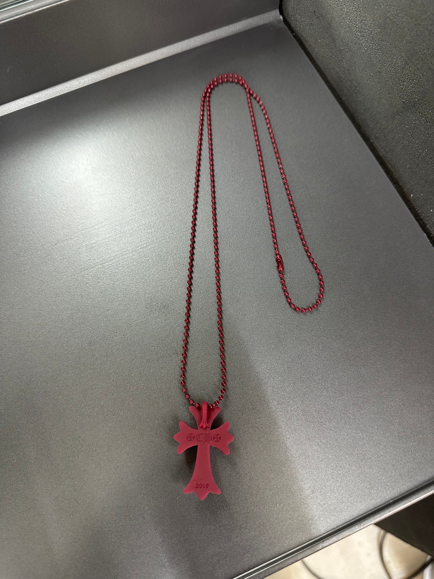 Chrome Hearts Silicon Cross Necklace