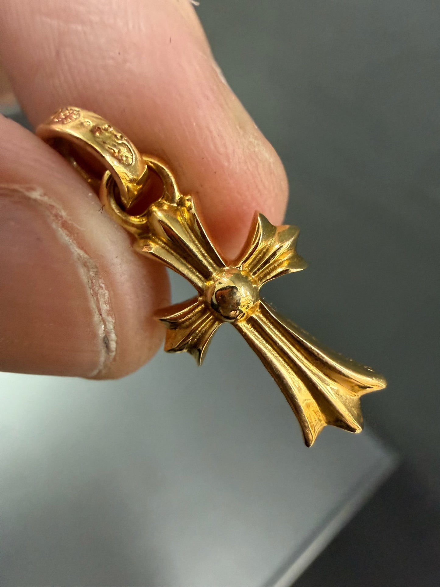 Chrome Hearts 22k BBF Babyfat Pendant