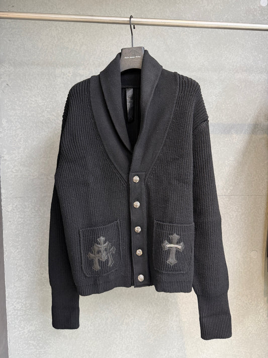 Chrome Hearts Cashmere Triple Cross Cardigan