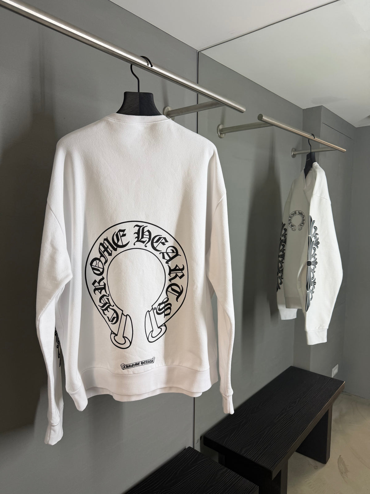 Chrome Hearts Horseshoe Floral Sweatshirt